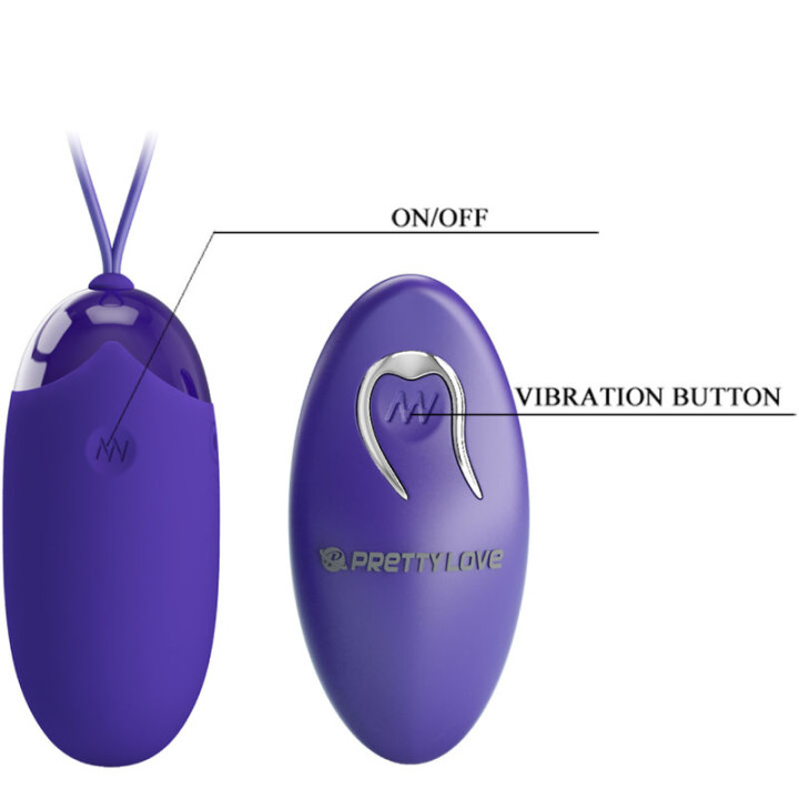 Pretty Love - Berger Youth Oeuf Vibrant Télécommandé Violet