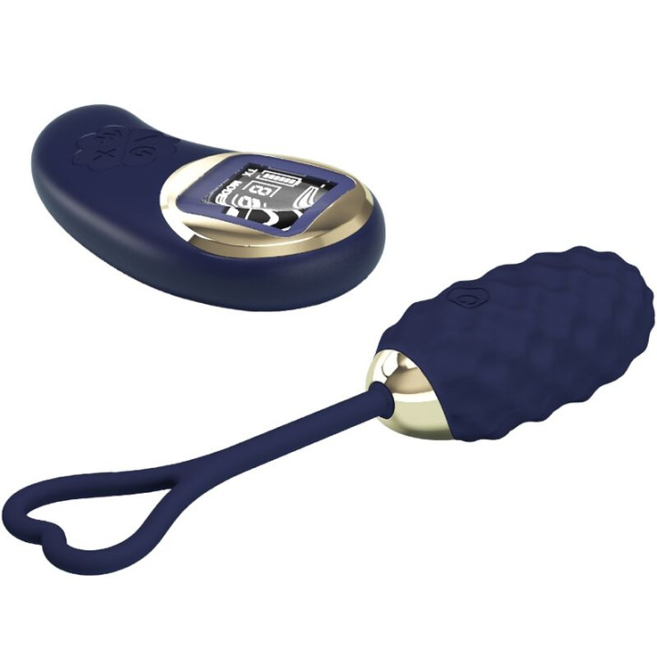 Pretty Love - Vivian Blue Vibrations-ei Mit Fernbedienung