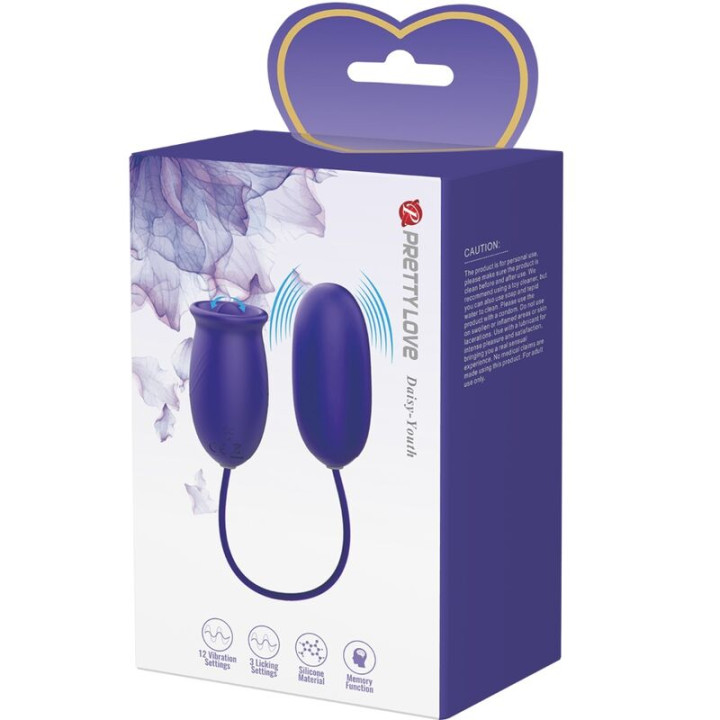 Pretty Love - Estimulador Vibrador Recarregvel Daisy Youth Violet