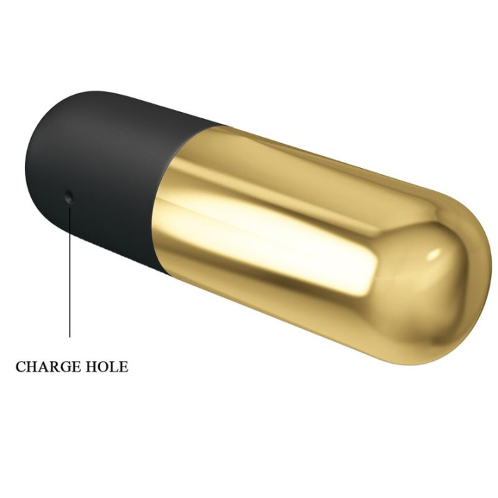 Pretty Love - Vibrador Bala Recarregvel Dourado