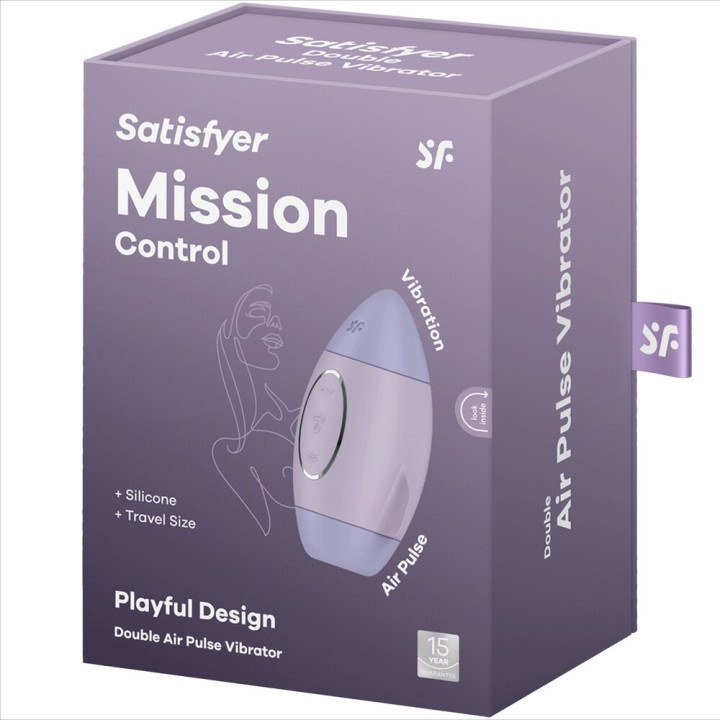 Satisfyer - Mission Control Petit Vibrateur Double Impulsion Lilas