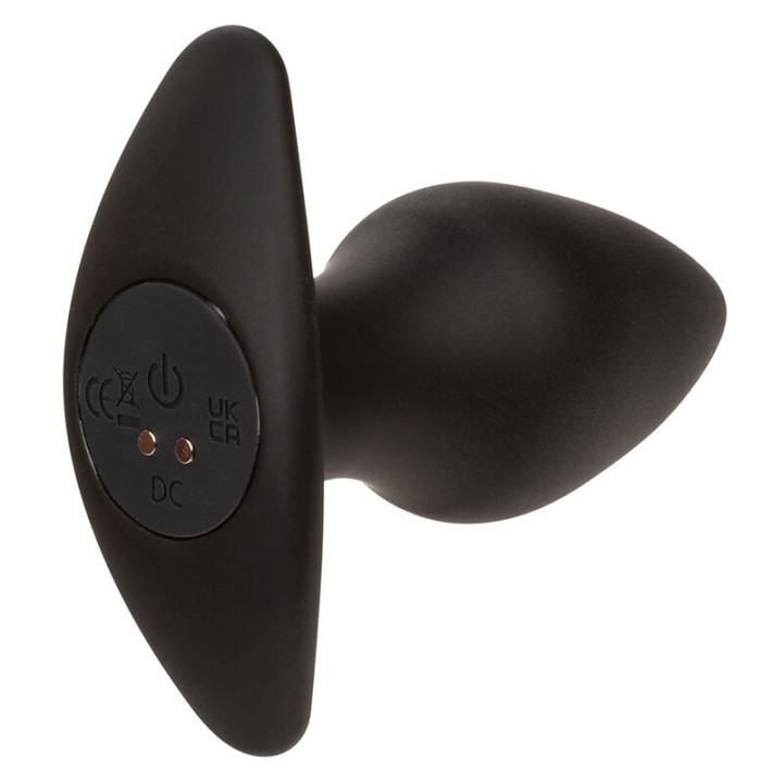 Calexotics - Rock Bottom Perfect Anal Plug 10 Vibrationen Silikon Schwarz