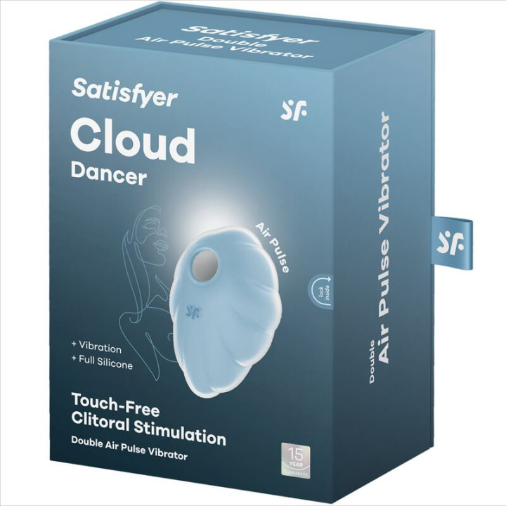 Satisfyer - Vibrateur Cloud Dancer Bleu Air Pulse