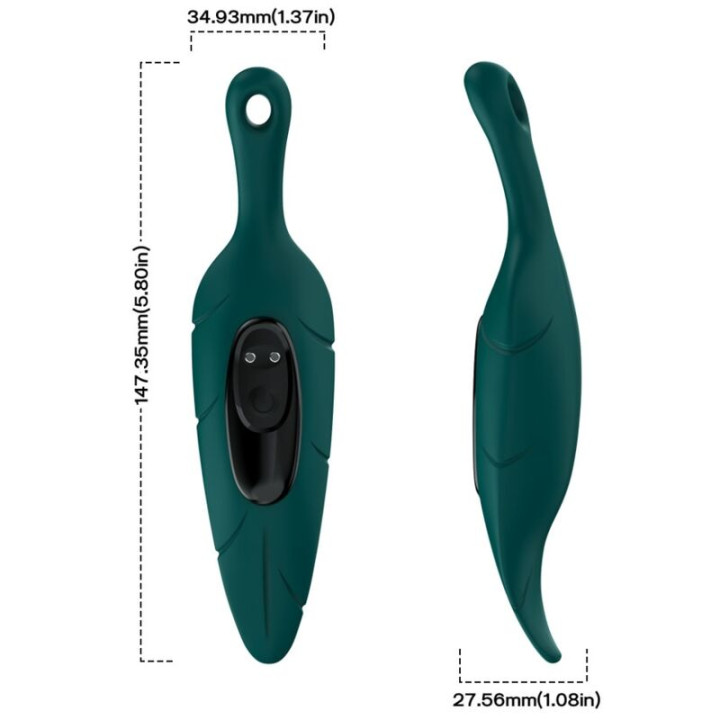 Armony - Stimulateur & Vibrateur Vert Feuille