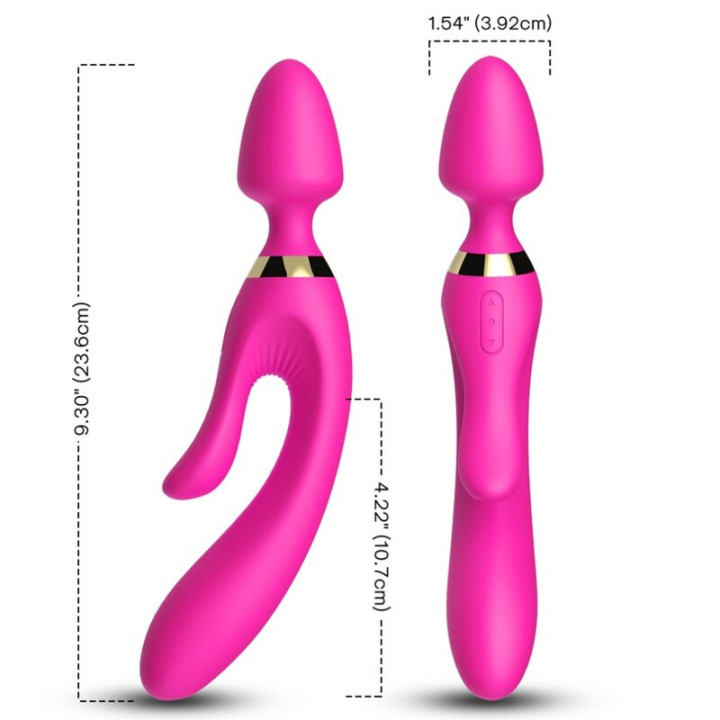 Armony - Masseur & Vibrateur Lapin Fuchsia