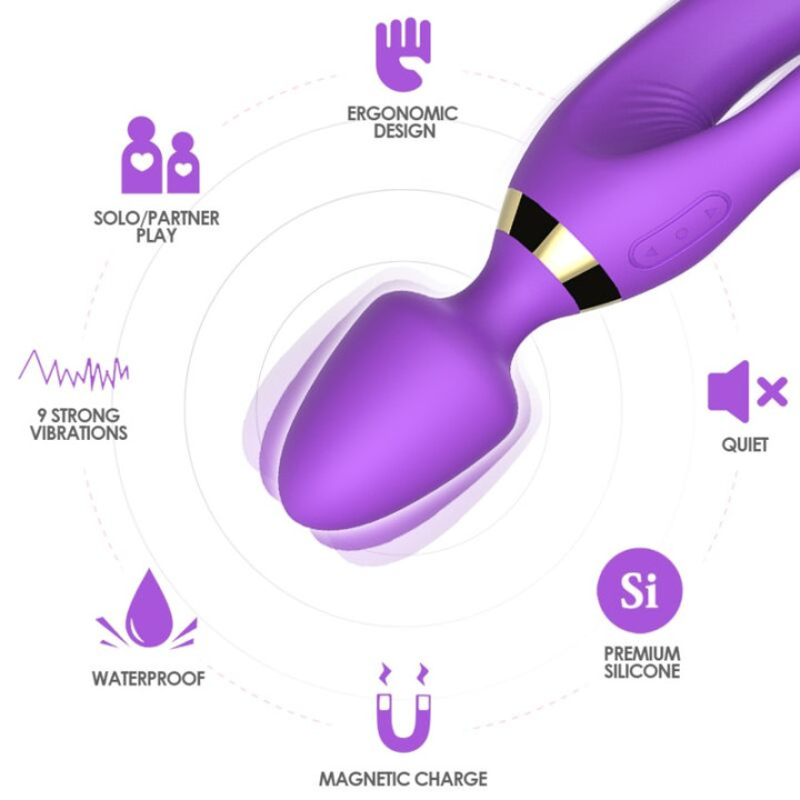 Armony - Massaggiatore e Vibratore Rabbit Viola