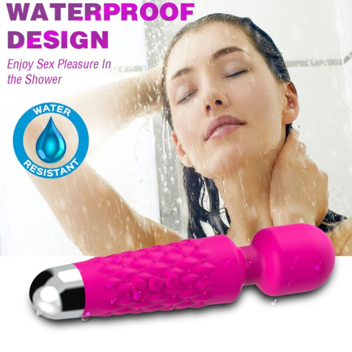 Armony - Masseur & Vibrateur Postman Tête Super Flexible Fuchsia