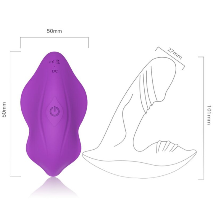 Armony - Sifflet Vibrateur Introduction Télécommande Violet