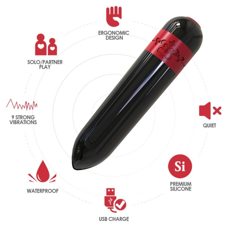 Armony - Proiettile Vibratore Rocket Nero