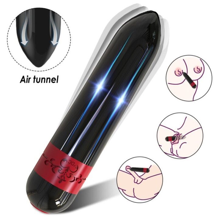 Armony - Rocket Vibrador Bala Controle Remoto Preto