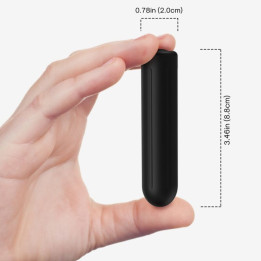 Armony - Warhead Bala Vibradora Negro 2 cm x 8.8 cm