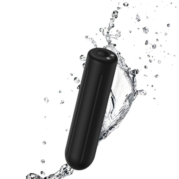 Armony - Bala Vibrador Warhead Preto 2 cm x 8.8 cm