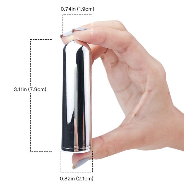 Armony - Wibrator Bullet Srebrny 2.1 cm x 7.9 cm