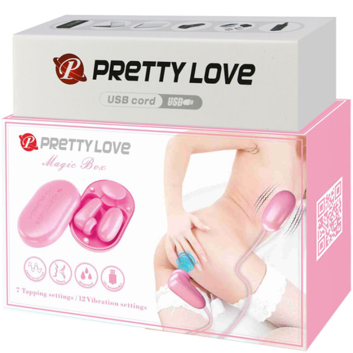 Pretty Love - Magic Box Vibrationskugel & Rosa Stimulator