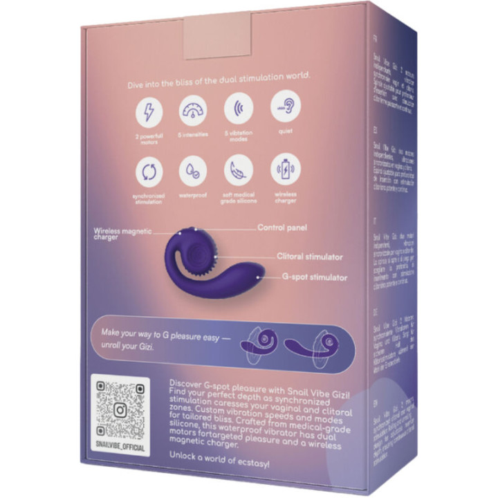 Snail Vibe - Gizi Dual Stimolatore Viola