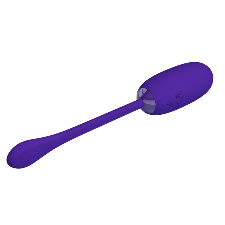 Pretty Love - Uovo Vibrante Julius Impermeabile-Ricaricabile Viola