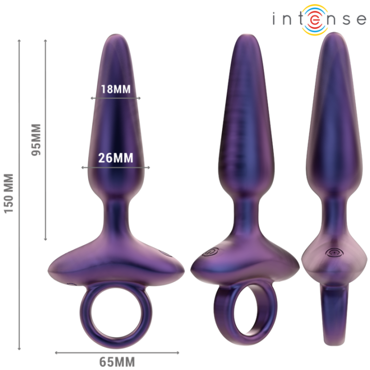 Intense - Marlon Plug Anal Vibrant Modèle 4 Télécommande