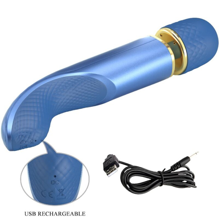 Pretty Love - Massager 7 Modos de Vibrao Azul