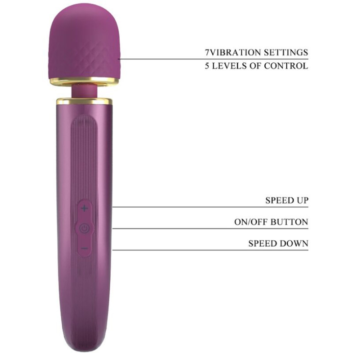Pretty Love - Masseur 7 Modes de Vibration Violet