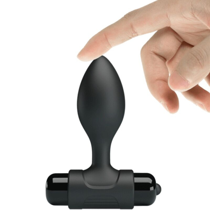 Pretty Love - Vibra Butt 10 Vibrations Anal Plug Black
