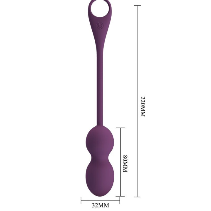 Pretty Love - App Elvira Kegel Balls Telecomando Viola