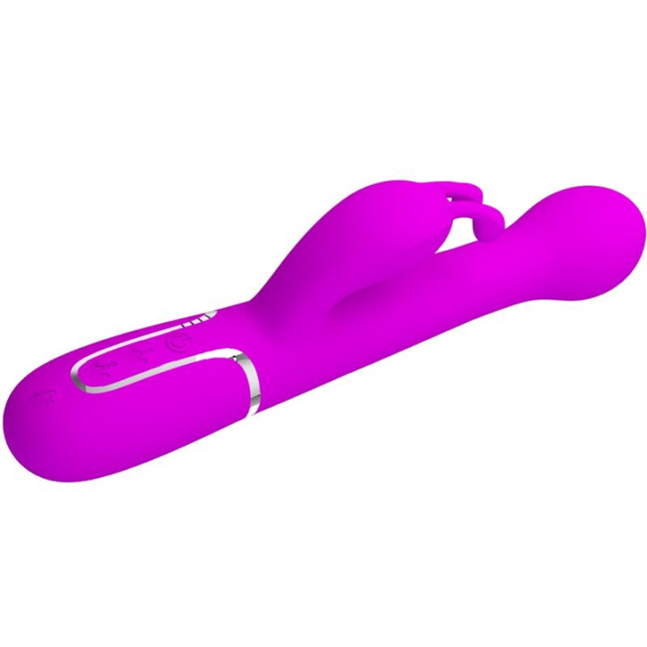 Pretty Love - Vibrateur Dejon Rabbit 3 en 1 Multifonction Violet