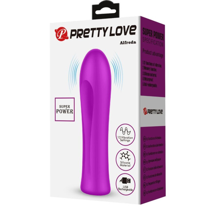 Pretty Love - Alfreda Wibrator Super Power Fioletowy