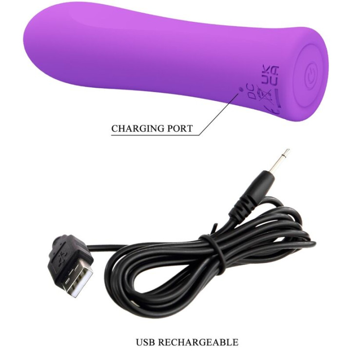 Pretty Love - Alfreda Vibrador Super Power Aqua Roxo