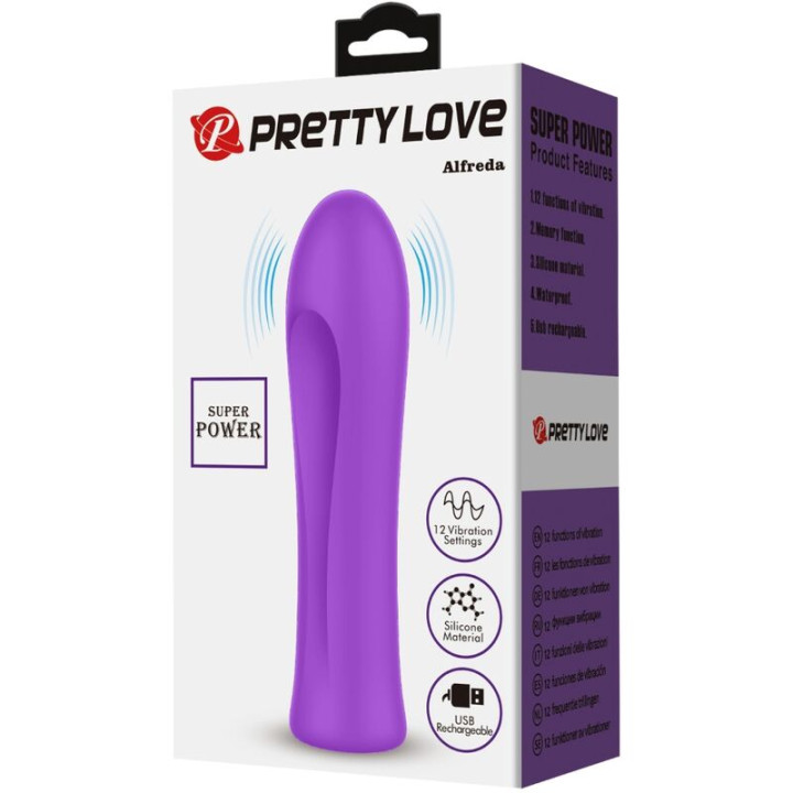 Pretty Love - Alfreda Vibrador Super Power Aqua Roxo
