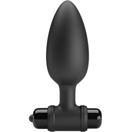 Pretty Love - Vibra Butt Plug 2 Plug Anal 10 Vibrations Noir