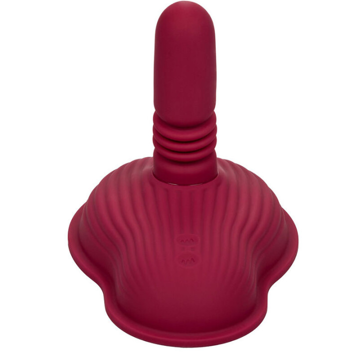 Calexotics - Rider Massager Podwójny Silnik Pilot Czerwony