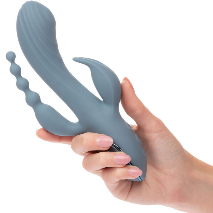 Calexotics - Vibrateur Triple Ecstasy Gris