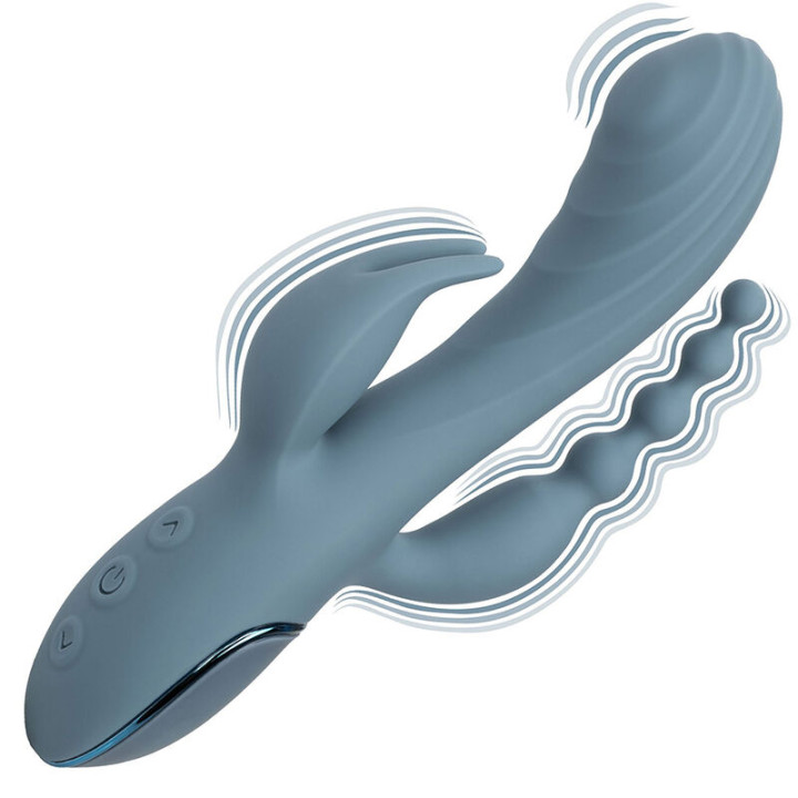 Calexotics - Vibrateur Triple Ecstasy Gris