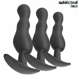 Addicted Toys - Conjunto de 3 Plug Anal Modelo 1