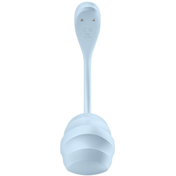 Satisfyer - Application Gratuite Stimulateur de Point g Pétale Lisse Bleu Ciel
