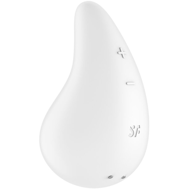 Satisfyer - Vibrador Dew Gota Lay-on Branco