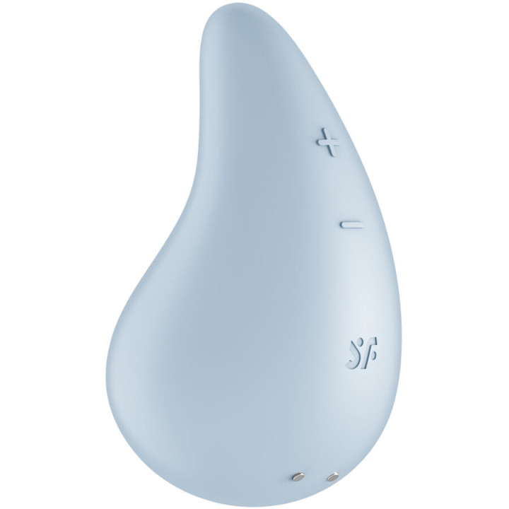 Satisfyer - Vibratore Goccia di Rugiada Lay-on Blu