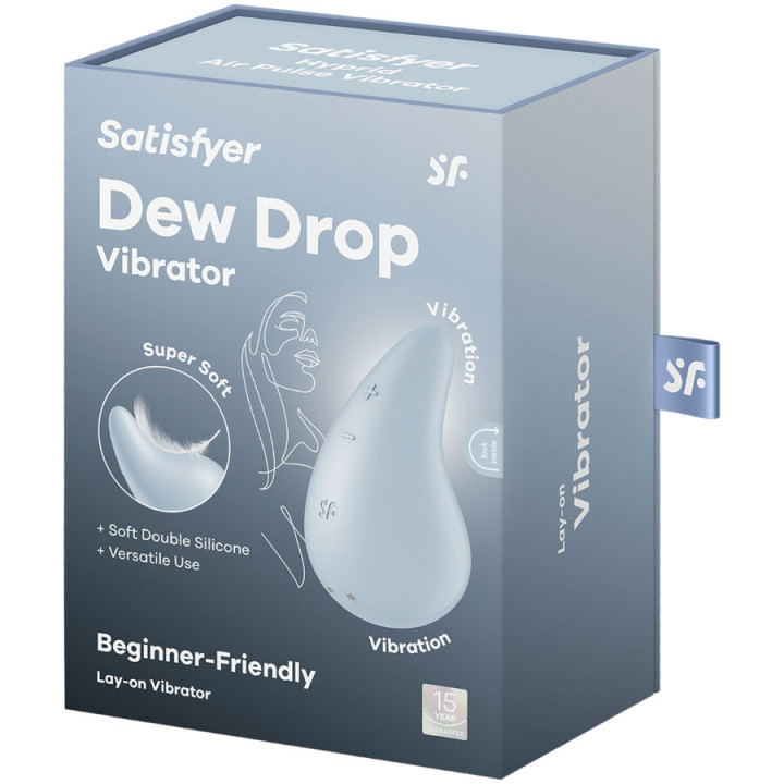 Satisfyer - Dew Drop Vibrator Lay-on Blue