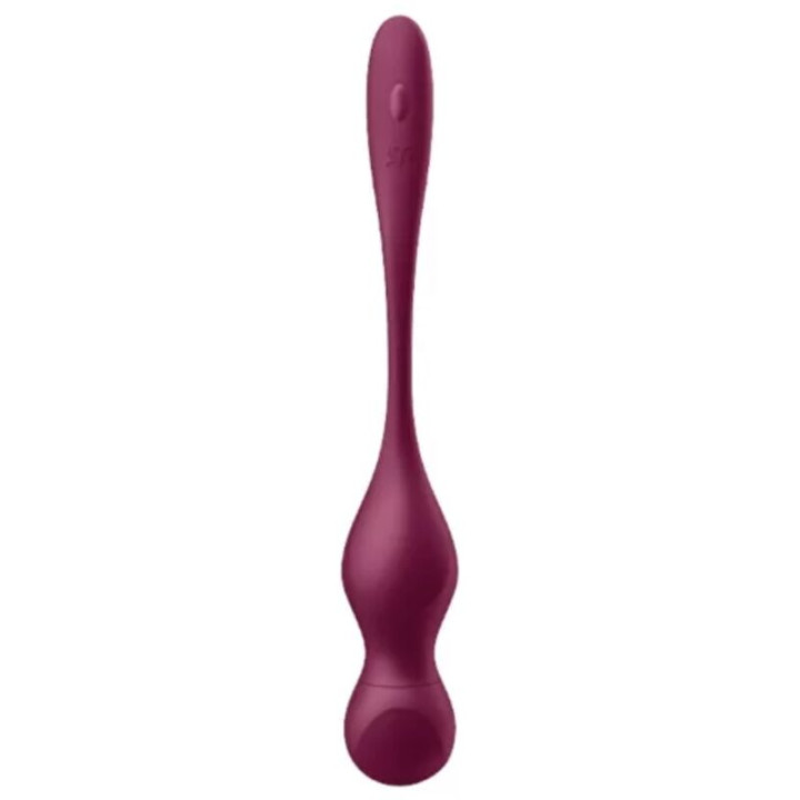 Satisfyer - Love Birds Vary Vibrierende Kugeln Kostenlose App Weinrot