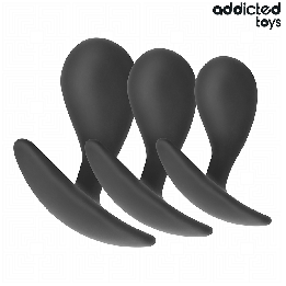 Addicted Toys - Zestaw 3 Zatyczek Analnych Model 3