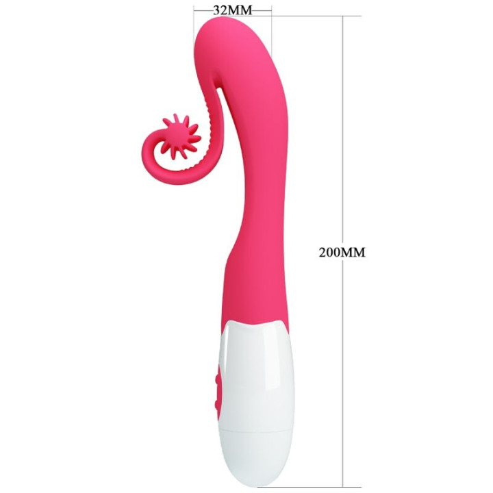 Romance - Vibratore e Stimolatore 30 Velocità Rosa