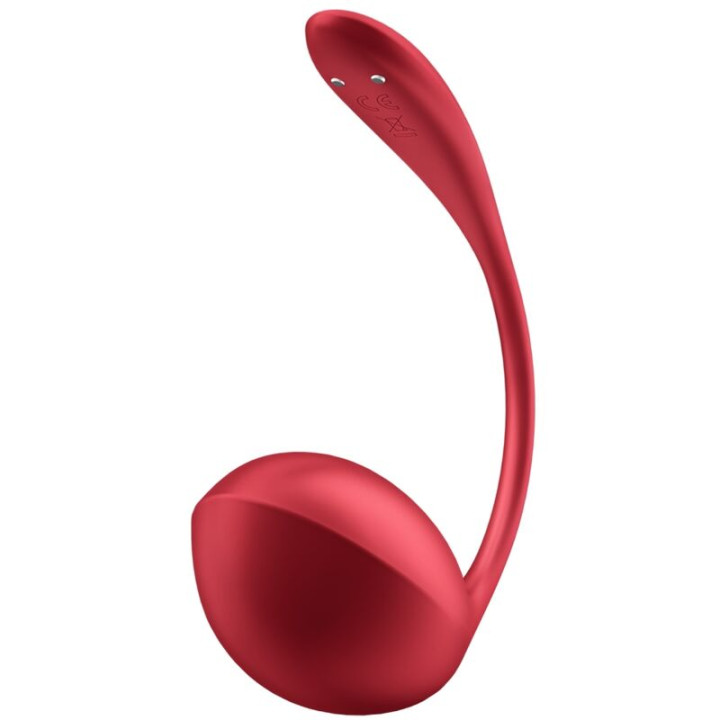 Satisfyer - Shiny Petal Stimulateur à Télécommande à Distance g Point Rouge Application Gratuite