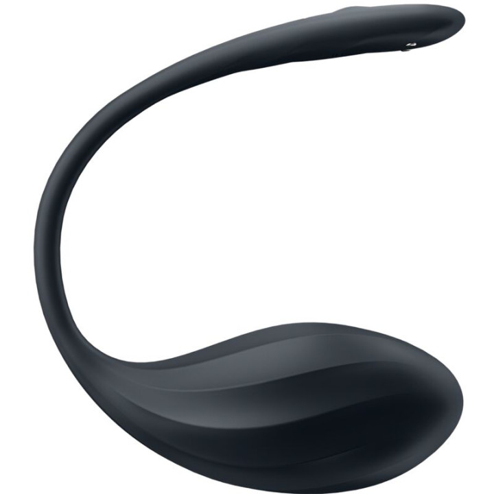 Satisfyer - Ribbed Petal Télécommande de Stimulateur de Point g Noir Application Gratuite