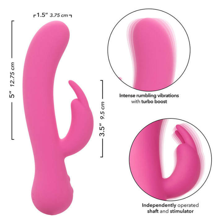 Calexotics - First Time Vibratore Coniglio Ricaricabile Rosa