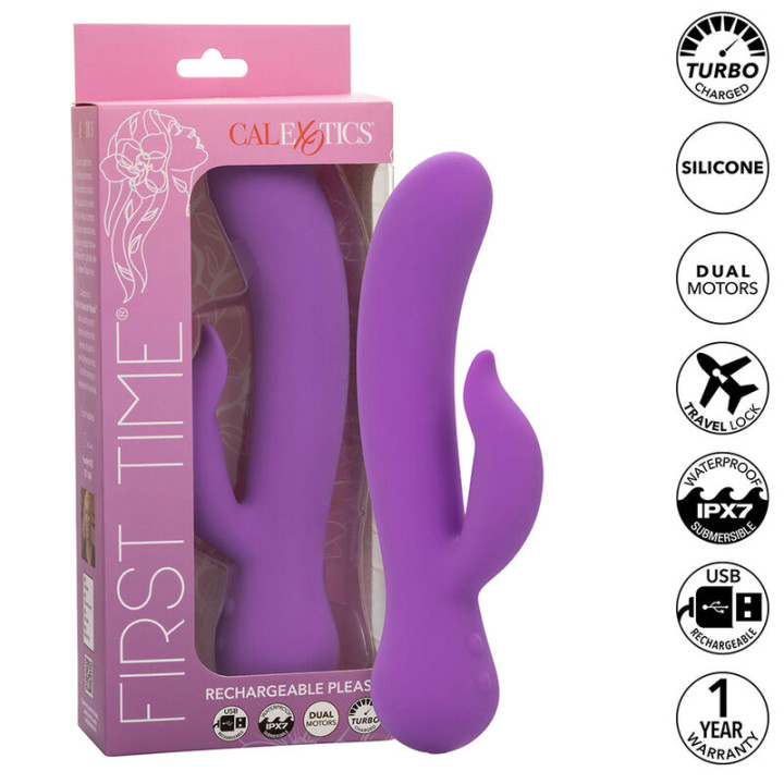 Calexotics - First Time Wibrator Pleaser Akumulatorowy Fioletowy