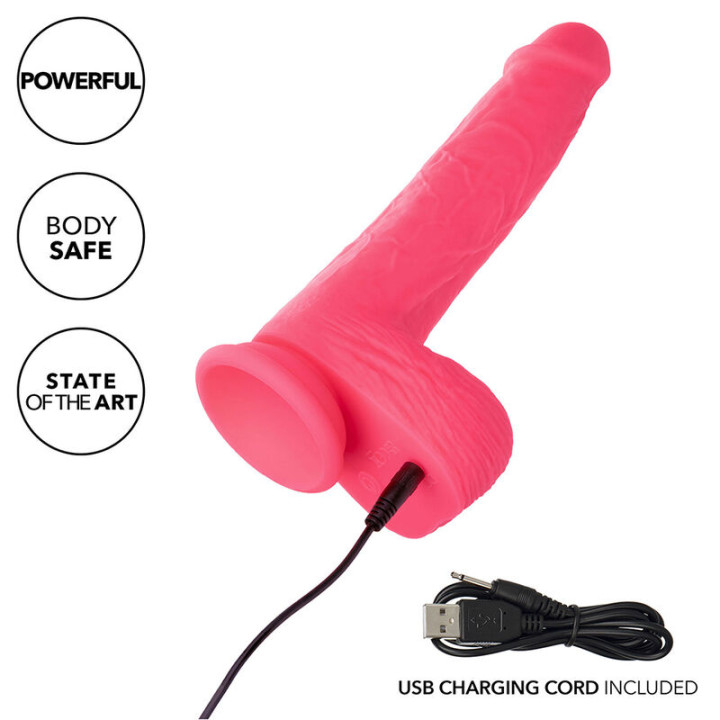 Calexotics - Studs Vibratore Realistico 10 Vibrazioni Rosa