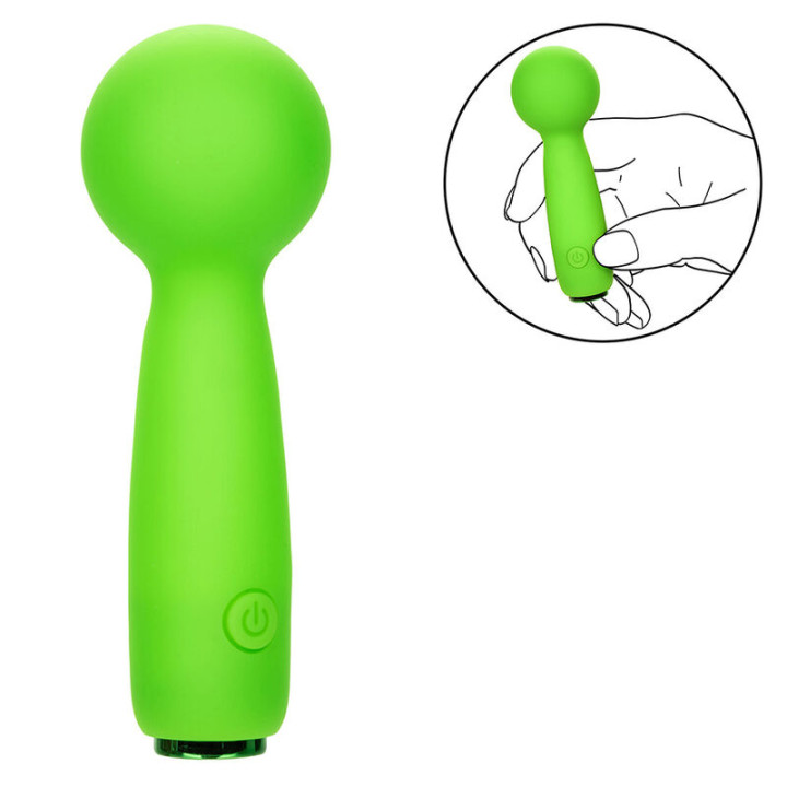 Calexotics - Neon Vibes The Bubbly Vibe Mini Masajeador 10 Vibraciones Verde