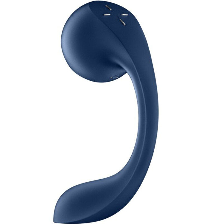 Satisfyer - Pro+ Wave 4 Stymulator Punktu g i Pulsu Powietrza Bezpłatna Aplikacja Ciemnoniebieski