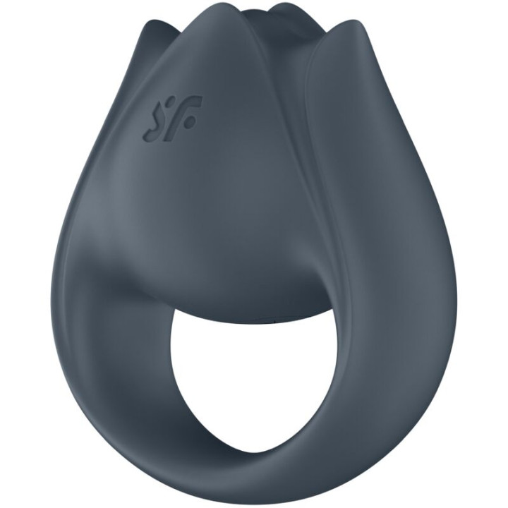 Satisfyer - Perfect Pair 2 Multivibrantes 2 em 1 Anel Para Pênis e Estimulador de Dedo Cinza