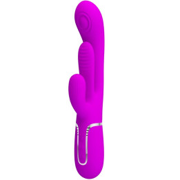 Pretty Love - Shania Triple Vibrador Rabbit Multifunción Rosa